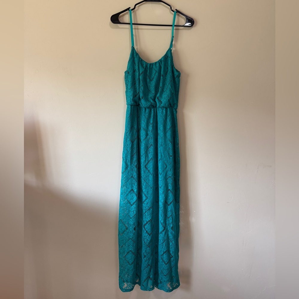 Maurices Turquoise Maxi Dress
